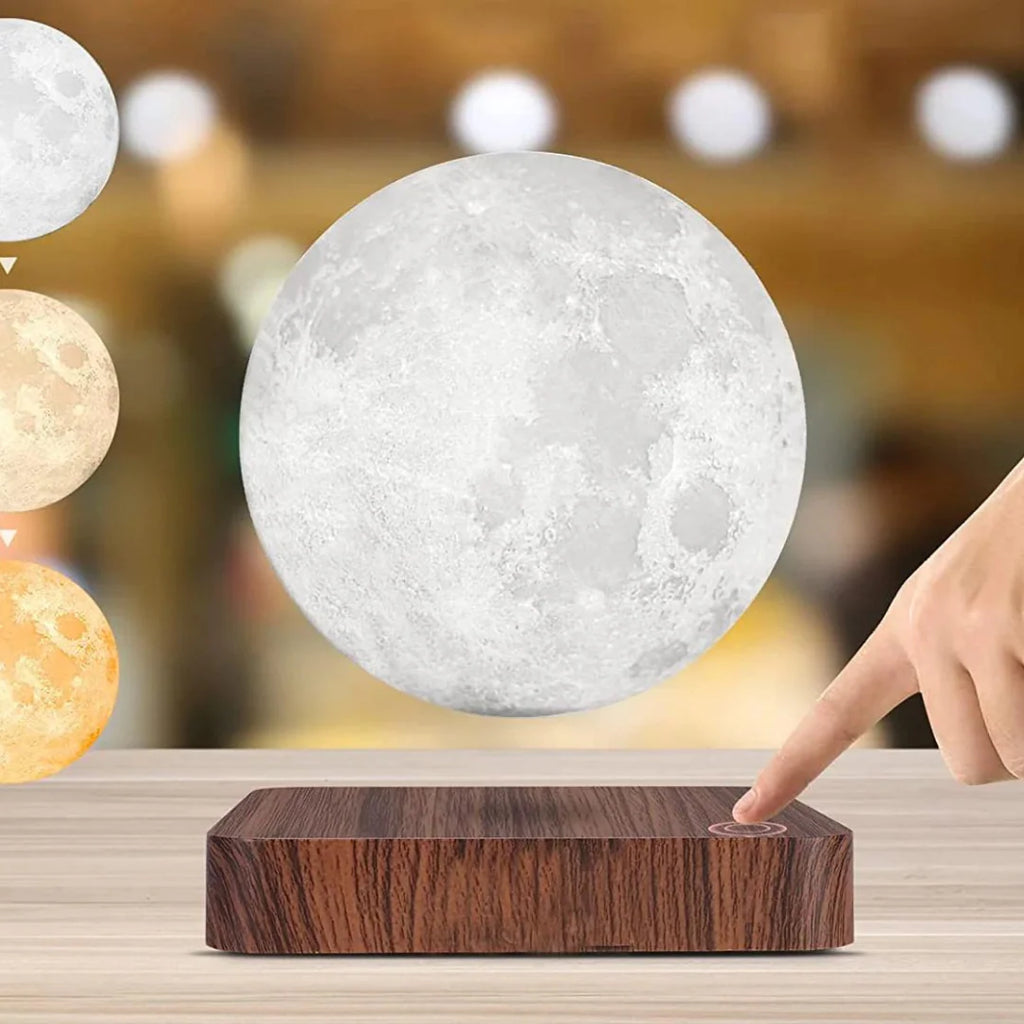 Magnetic Levitating Moon Lamp – Floating LED Night Light