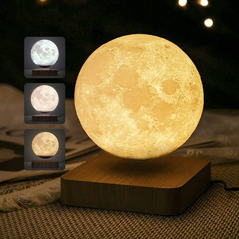 Magnetic Levitating Moon Lamp – Floating LED Night Light