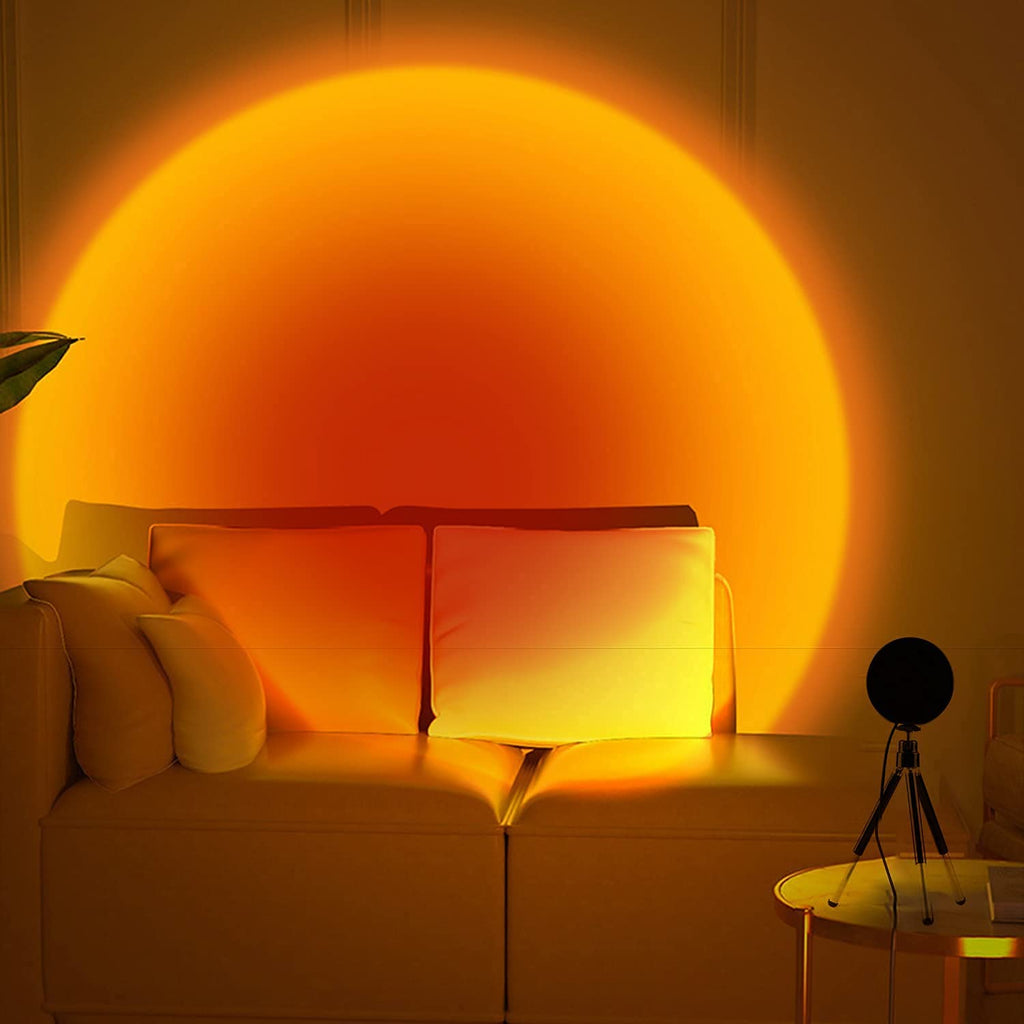 Sunset Glow Projection Lamp – Aesthetic LED Mood Light