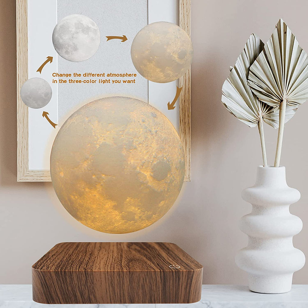 Magnetic Levitating Moon Lamp – Floating LED Night Light