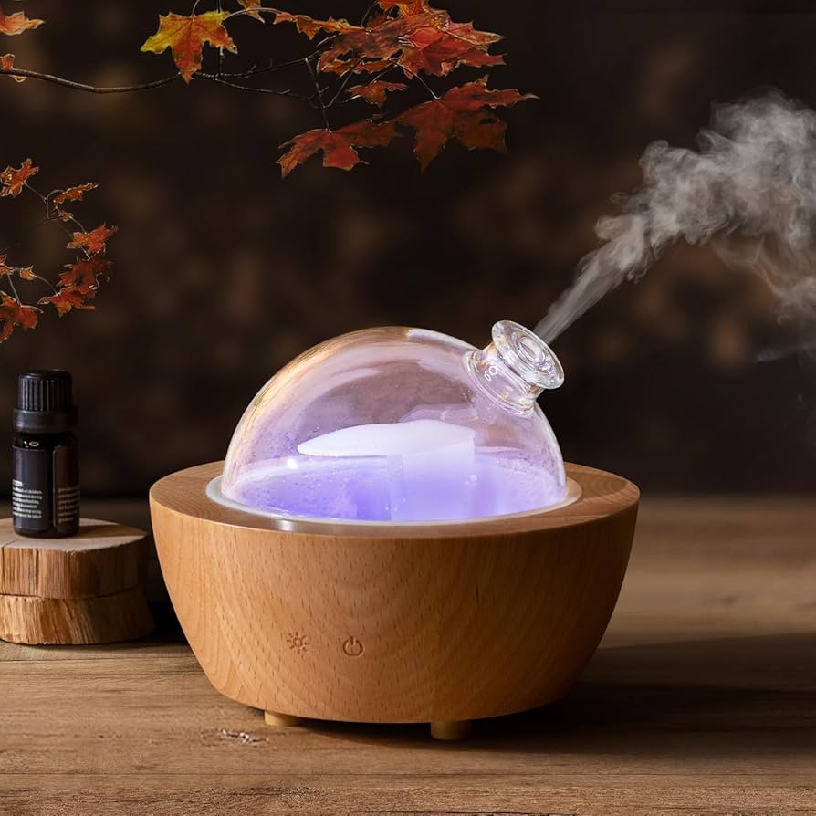 Natural Wooden Essential Oil Diffuser – Aromatherapy Humidifier